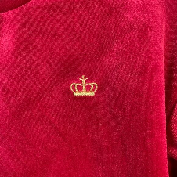Juicy By Juicy Couture Velour Girls Round Neck Long Sleeve Sweatshirt Sz M - Picture 5 of 12